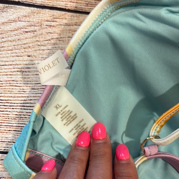 Chelsea & Violet Multicolor Ruffle Bikini Set - Picture 7 of 10